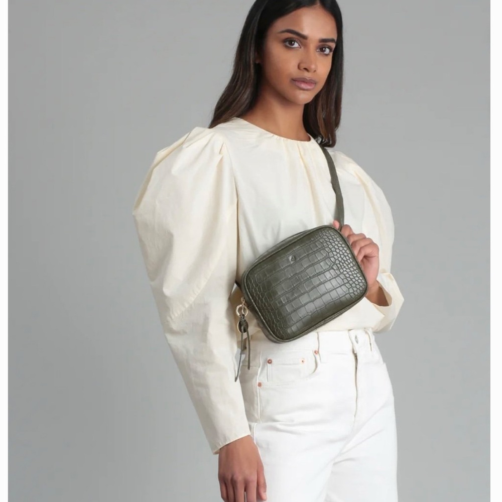 Khaki Green Crossbody or Belt Bag - Ela handbags